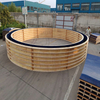 Zeemo Wooden Curved Wall Formwork Concrete Circular Water Tank Formwork