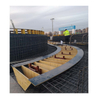 ZEEMO Customized Pool Edge Light Weight Concrete Curved Wood Formwork For Construction