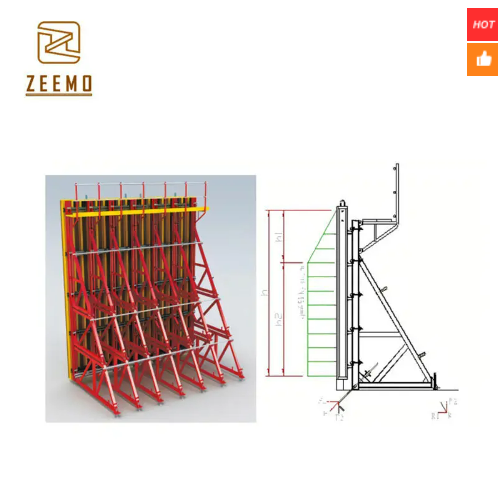 High quality single side wall concrete formwork system