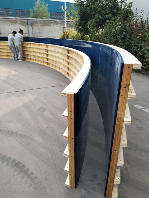 Hot Style Wooden Circular Curved Formwork for Water Tank