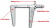 Adjustable Steel Beam Formwork Clamp for Formwork Construct