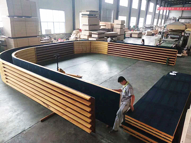 Hot Style Wooden Circular Curved Formwork for Water Tank