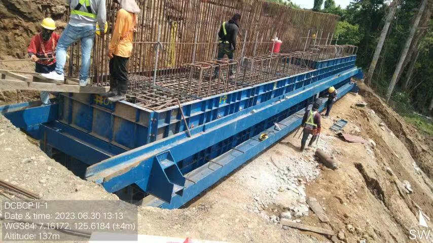 Any shape customized steel formwork metal form reuse in construction re-cast concrete