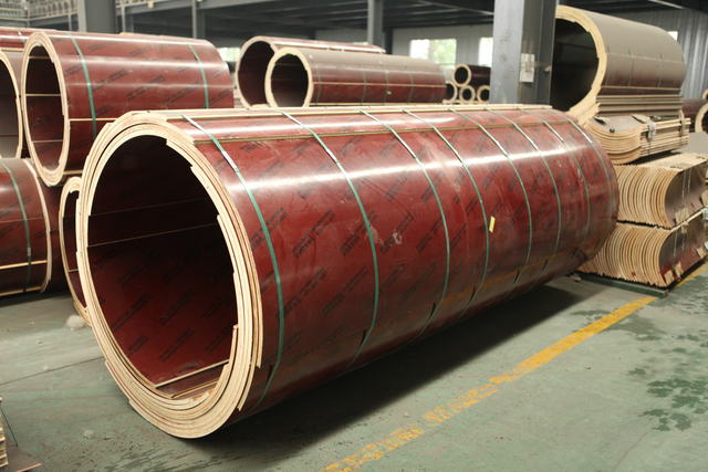 Height customized circular column formwork diameter concrete formwork efficient save money and time plywood