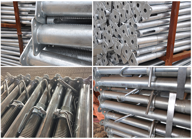 ZEEMO Custom Galvanised Adjustable Building Construction Shoring Scaffolding Doka Steel Props Middle East