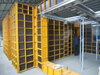 factory pirce steel frame system with birch plywood steel frame formwork wall and column steel for big construction 