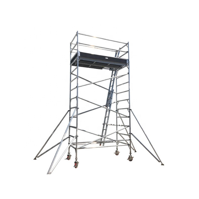 Ringlock Scaffolding tower work platform shoring H frame support construction plank GI pipe scaffold accessories ladder