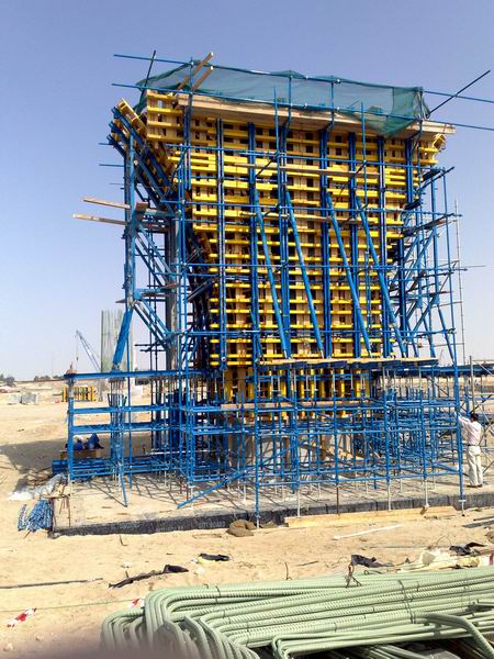 Cement Concrete Pillar Design Pier Columns Molds Construction Formwork