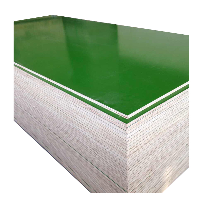 Moisture-proof zeemo green and brown pp plastic film faced plywood