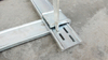 Galvanized steel column clamp adjustable