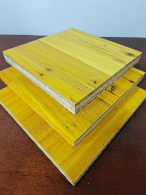 3ply panel 21/27mm spruce Doka Peri European Standard phenolic waterproof painting Yellow customized size concrete