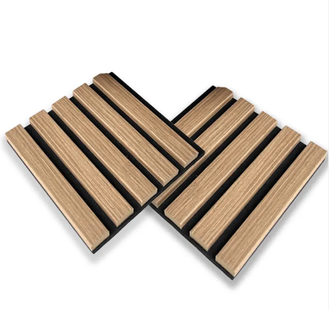 2024 new Wholesale Custom Wood Acoustic Panel Sound Proof Acoustic Slat Wall Panels