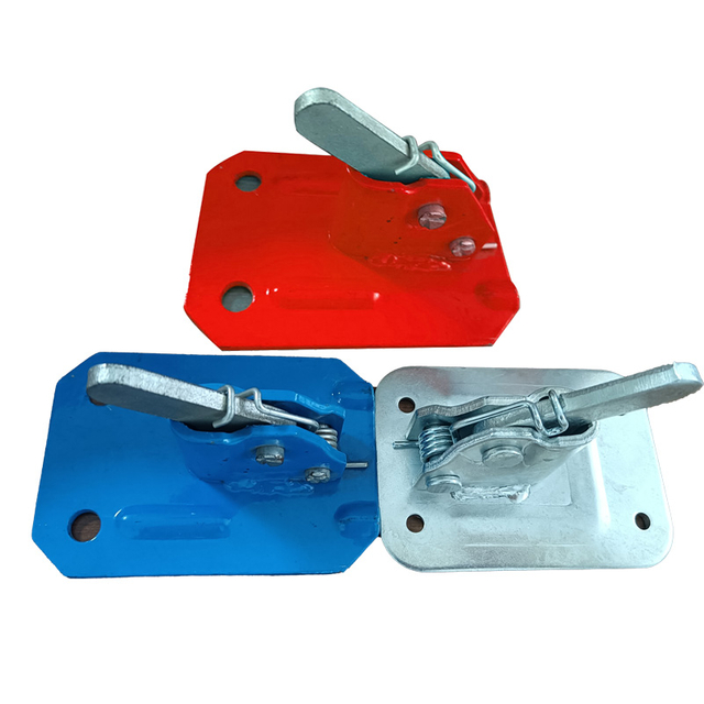 Painting galvanized pressed wedge clamp steel spring clamp