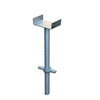 ZEEMO Q235 Galvanized Scaffolding Base Jack U Head