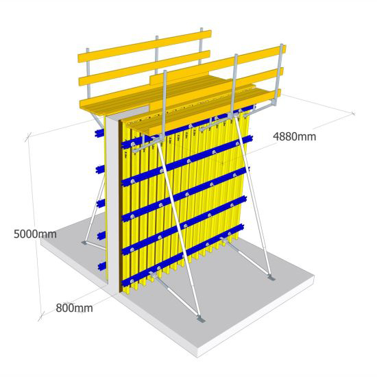 Zeemo H20 Timber Beam Concrete Wall Formwork