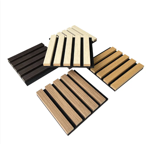 2024 new Wholesale Custom Wood Acoustic Panel Sound Proof Acoustic Slat Wall Panels