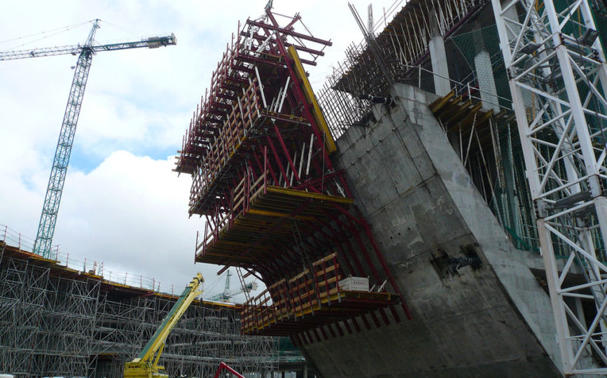 Concrete Retaining Wall Single Side Walls inside Wall Formwork Block Molds ENCOFRADOS DE LOSAS