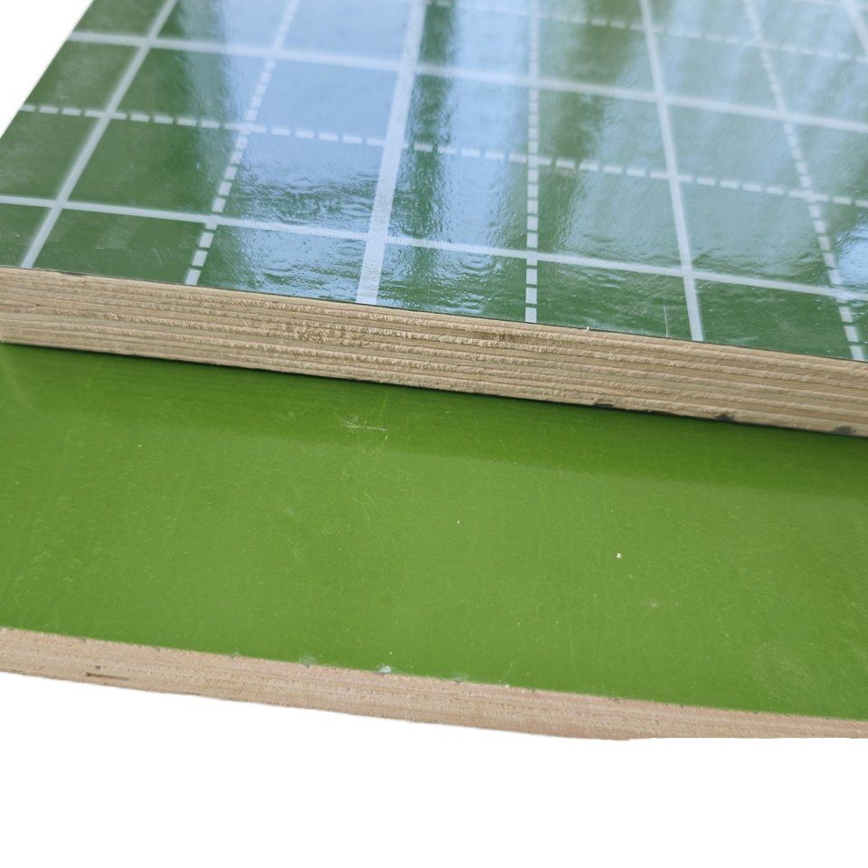 Zeemo 4*8 18mm Green PP Plastic marine plywood sheet Film Faced Plywood for Construction