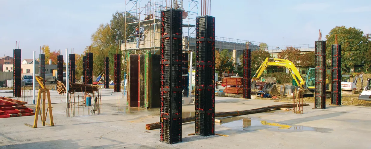 Adjustable ABS Plastic Concrete Column Formwork for Construction Infrastructure