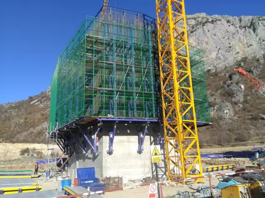 Self climbing lifting scaffolding Formwork operation platform concrete