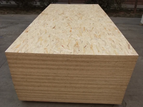 Tableros de fibra orientada Gran venta tablero de osb madera para la construction