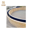 ZEEMO brand custom design curved concrete tank formwork for water treatment project