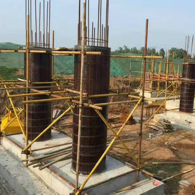 Easy Handling Circular Concrete Plywood Column Formwork