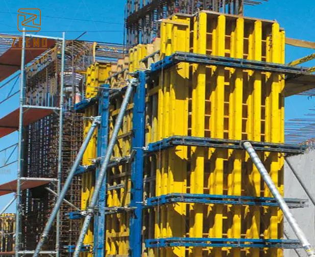 ZEEMO Adjustable Steel Frame Beam Formwork for Column And Wall H20 Timber Beam Column Formwork