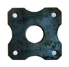 D140mm Square Casted Iron Jack Base Plate with Nice Price