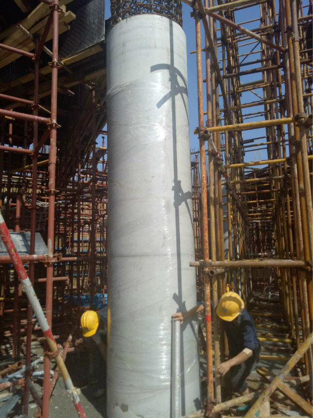 Huge Diameter wooden Square Circle Formwork Round Column 