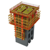 Hydraulic Self-climbing Auto-climbing System Formwork Vertical Climber in Tubular Construction