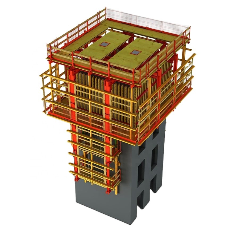 Steel Concrete Cantilever Electric Hydraulic Auto-Climbing System Formwork For Wall/Bridge/Dam Construction Similar To Doka