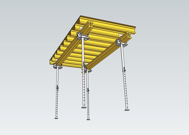 Zeemo H Beam Timber Slab Table Form for Concrete Construction
