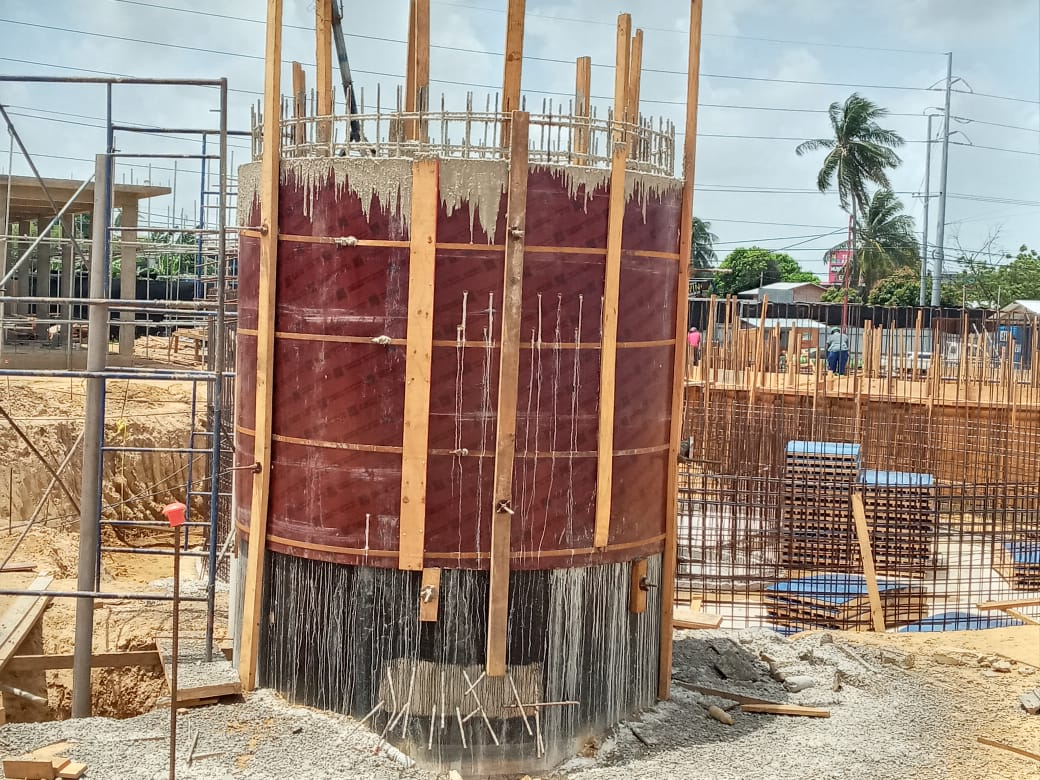 Circular column formwork