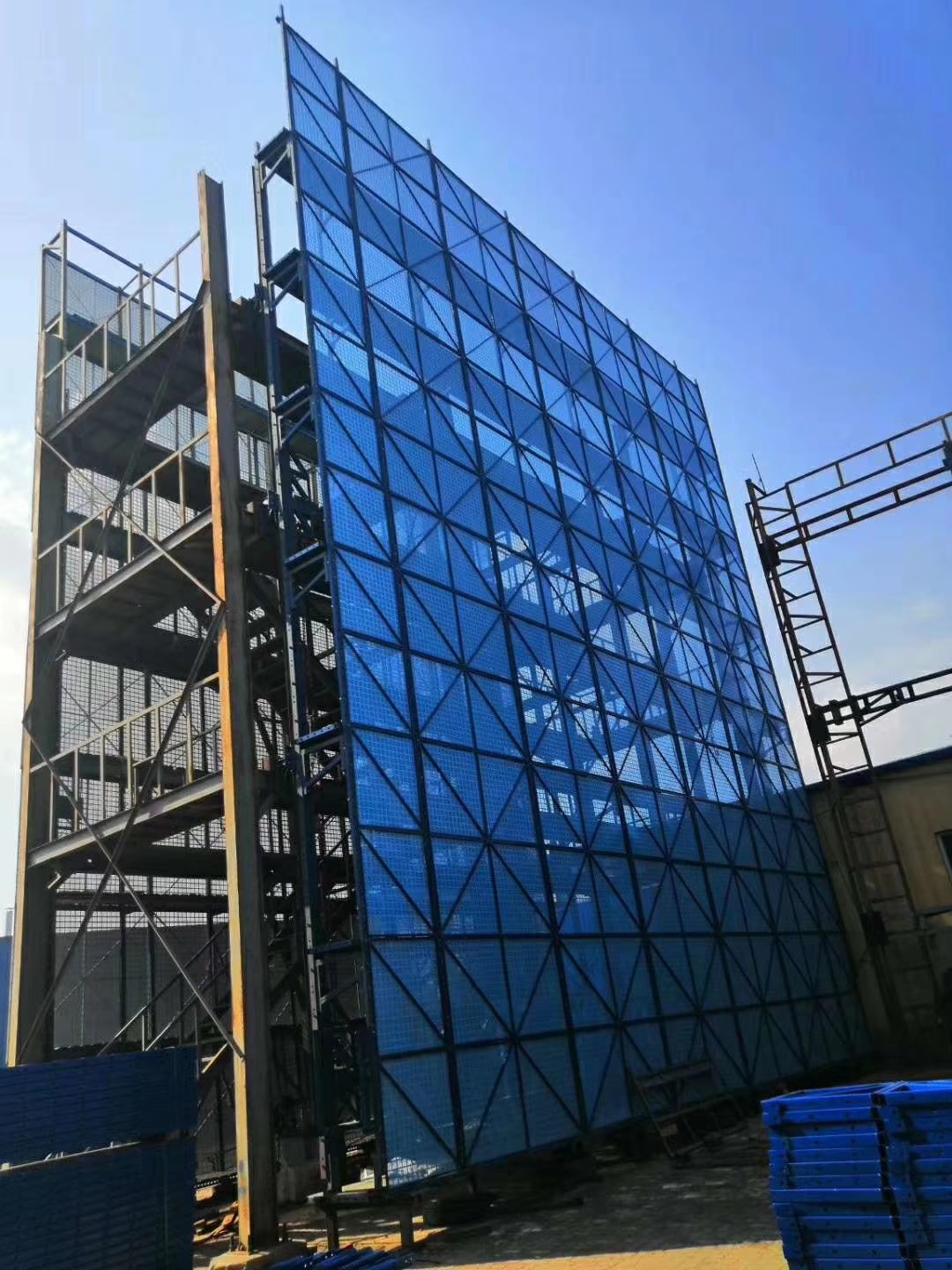 lift scaffolding Auto Climbing frame hydraulic electric formwork save cost and time for casting concrete operation platform