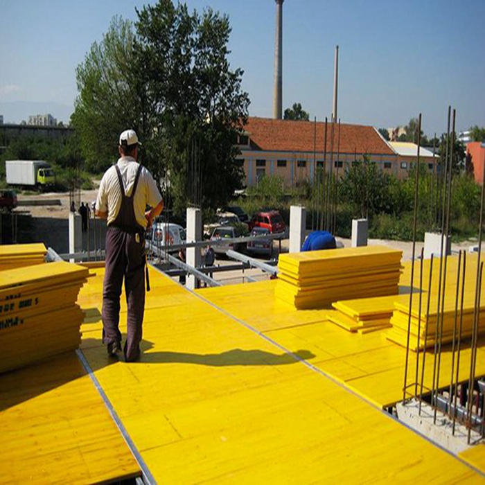 DOKA 3-Ply Yellow Formwork Plywood Boards 27mm Three-Layer Shuttering Panel for Construction