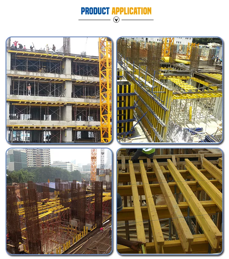 Application of table formwork