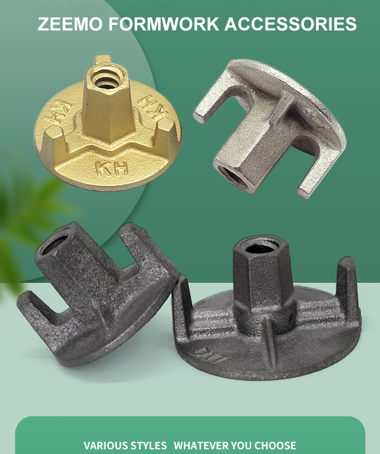 Formwork Zinc Plated Wing Nut & Pins Accessories