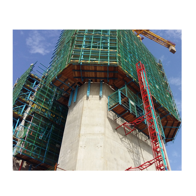 Self climbing lifting scaffolding Formwork operation platform concrete