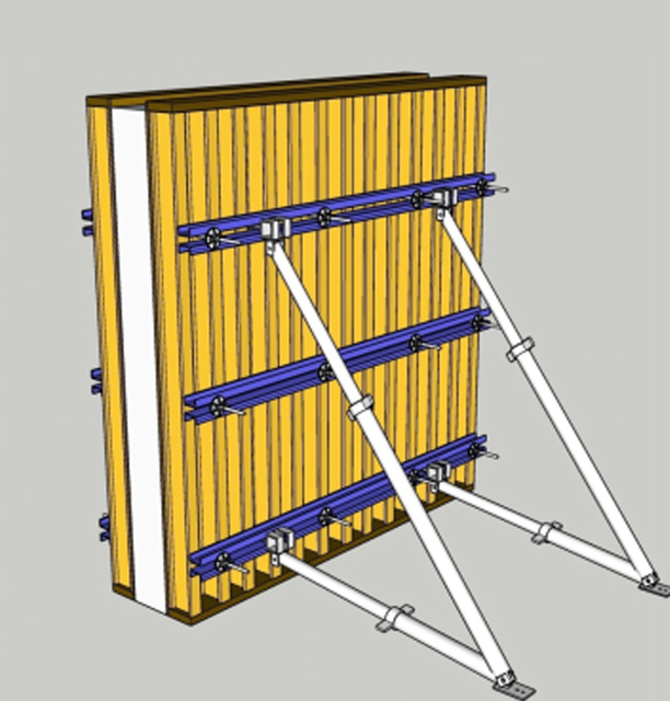 Customized Concrete Wall Formwork for Construction