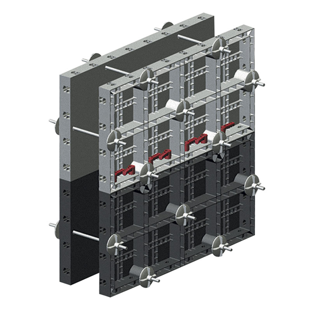 Adjustable Plastic Panel Formwork for Column Concrete Infrastructure