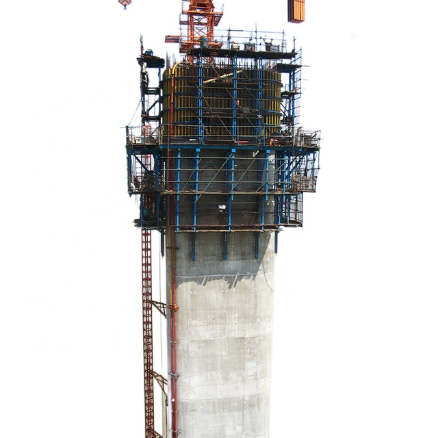 Steel Concrete Cantilever Electric Hydraulic Auto-Climbing System Formwork For Wall/Bridge/Dam Construction Similar To Doka