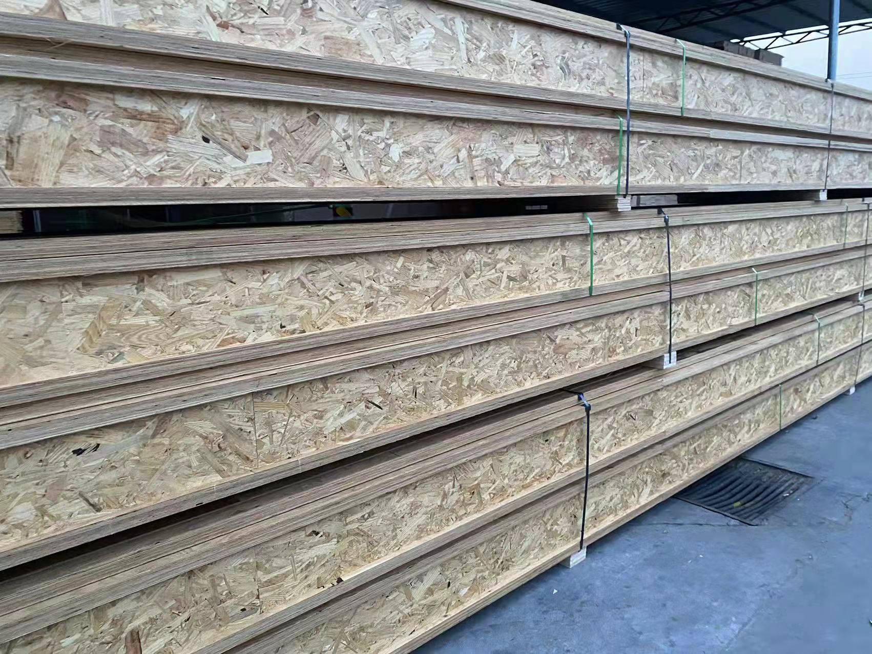 Zeemo Eco-Friendly Eco-Friendly Timber I Joist Beams Pine OSB Recycled Wood Roof Beams for House Building Lvl Flange Formwork