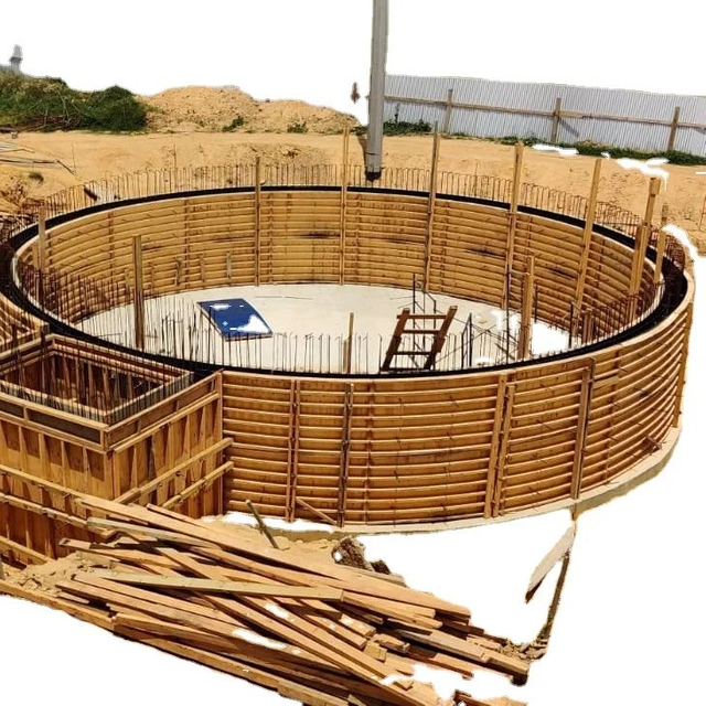 Modern Design Circular Curved Formwork Concrete