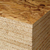 Tableros de fibra orientada Gran venta tablero de osb madera para la construction