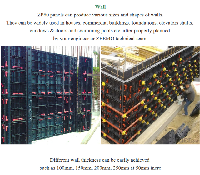 Factory Direct Sales Adjustable Concrete Formwork Panels Plastic Slabs Product Plastic Formwork For Construction