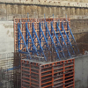 H20 Single Sided Tieless Support Steel Frame Wall Formwork For Concrete Construction For Metro Station Dam Wastewater Treatment