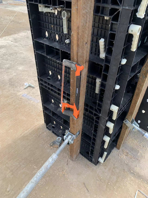 ZEEMO Recycled Wholesale Light Weight Forming Shuttering Adjustable Plastic Modular Design Formwork For Wall,Slab,Columns