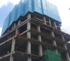 Self-Climbing Attached lifting scaffold system for high concrete construction building 