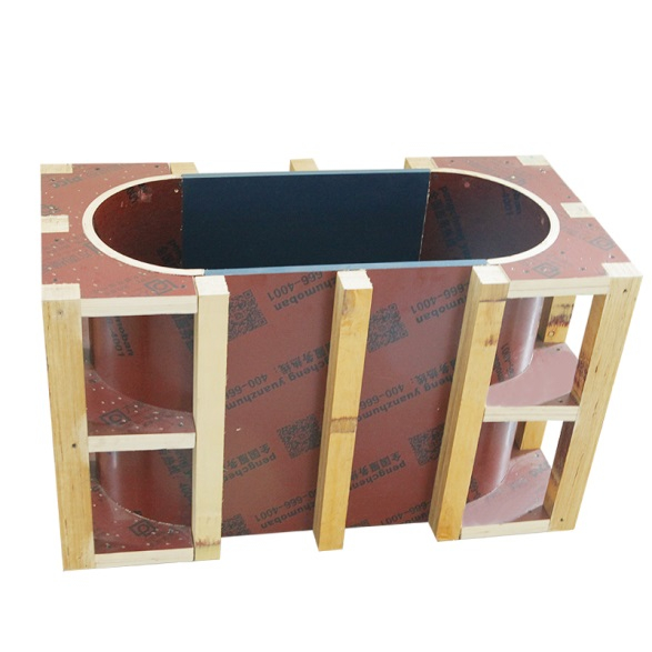 Light Weight Reusable Big Diameter High Reusable Curved Wall Concrete Formwork